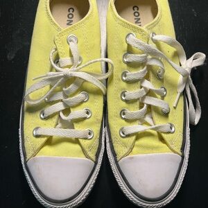 NEW NEVER WORN Yellow Converse